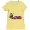 Sherlock Gnomes Ladies Fitted T-Shirt