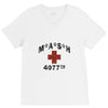 mash 4077th tv division vintage style V-Neck Tee