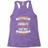 Super Cool Granddaughter Of A Freaking Awesome Pop Pop Racerback Tank
