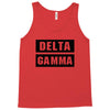 Delta Gamma Black Tank Top