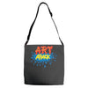 retro tv show unofficial art attack Adjustable Strap Totes