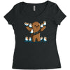 chewie and porgs Women's Triblend Scoop T-shirt
