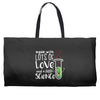 Made With Lots Of Love And a Little Science Weekender Totes