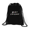 boyfriend   friends tv show parody Drawstring Bags