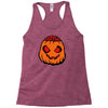 halloween pumpkin Racerback Tank