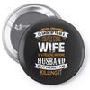 Super Cool Wife Of A Freaking Awesome Husband Pin-back button
