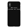 costume error 404 iPhoneX