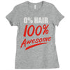 zero hair 100 awesome Ladies Fitted T-Shirt