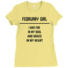 February Girl Ladies Fitted T-Shirt