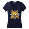 deco gasmask Women's V-Neck T-Shirt