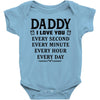 I Love You Daddy Baby Bodysuit