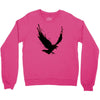black raven with red eye Crewneck Sweatshirt