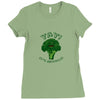 one cheer for broccoli Ladies Fitted T-Shirt