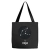 Virgo Zodiac Sign Minimal Design Tote Bags