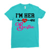 i'm her bestie Ladies Fitted T-Shirt