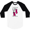 i run like a girl try to keep up 3/4 Sleeve Shirt