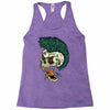 skull punk style Racerback Tank