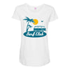 surf club Maternity Scoop Neck T-shirt