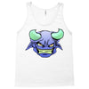 blue monster with horns Tank Top