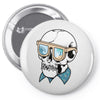 skull holiday Pin-back button