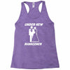 under new management funny Racerback Tank