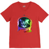 astronaut space cat V-Neck Tee