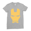 iron man mask avengers marvel comics gift Ladies Fitted T-Shirt