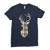 deer Ladies Fitted T-Shirt