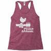 peace and music Racerback Tank