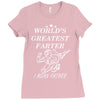 world's greatest farter i mean father Ladies Fitted T-Shirt