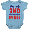 2nd amendment in use Baby Onesie