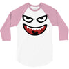 monstre visage 3/4 Sleeve Shirt