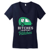 Bitches With Hitches Women's V-Neck T-Shirt