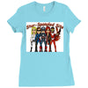 star spangled hammered Ladies Fitted T-Shirt