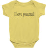 i love you mail Baby Bodysuit