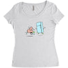 running things Women's Triblend Scoop T-shirt