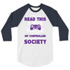 gamer pc controller game funny slogan 3/4 Sleeve Shirt