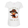 nightmare on kitty street Maternity Scoop Neck T-shirt