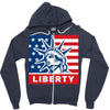 liberty statue Zipper Hoodie