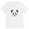 Geometric Panda V-Neck Tee