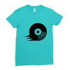 beat jet grind radio yellow Ladies Fitted T-Shirt
