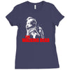 the walking dead tv show daryl dixon with bandana zombies Ladies Fitted T-Shirt