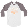 Fight For a Cure Uterine Cancer Awareness 3/4 Sleeve Shirt