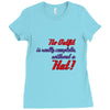no outfit. Ladies Fitted T-Shirt