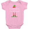 i'm not short i'm elf sized Baby Onesie