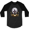 witch cat night 3/4 Sleeve Shirt