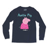 peppa pig auntie pig Long Sleeve Shirts