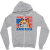 doge bless america Zipper Hoodie