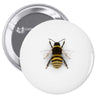 realistic bee Pin-back button
