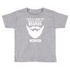 funny beards printed Toddler T-shirt